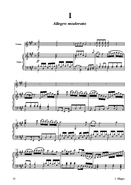 De Lhoyer [I]Concerto pour guitare avec piano[/I] opus 16