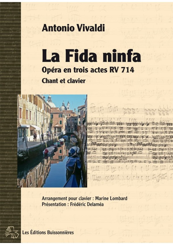 La fida ninfa (opéra de Antonio Vivaldi RV 714), chant et clavier