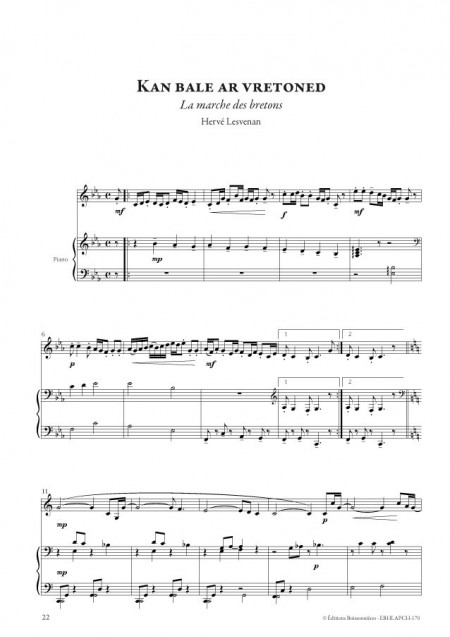 Hervé Lesvenan : Armorica. Chanter jouer et improviser