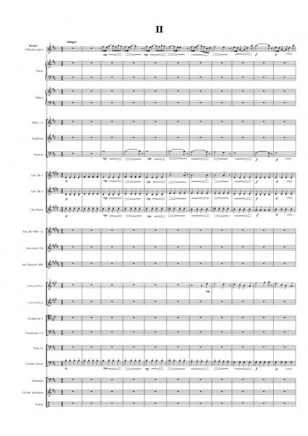Lesvenan : Steredenn pour Uillean pipes (ou saxophone soprano) et grand orchestre d'harmonie