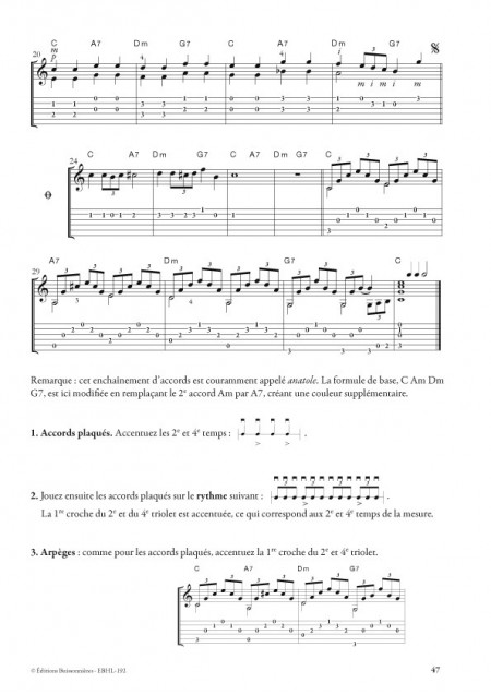 Débuter la guitare par les accords, Henri Le Bras