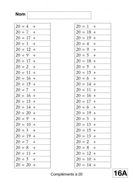 Le calcul mental au cours élémentaire