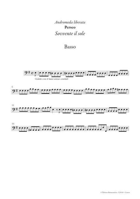Vivaldi, Andromeda liberata, Perseo : Sovvente il sole