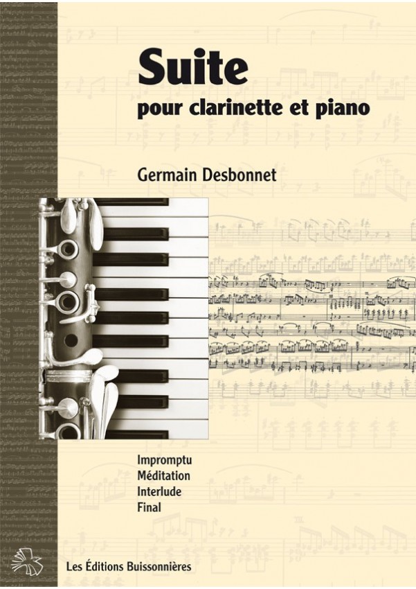 Desbonnet Suite pour clarinette et piano