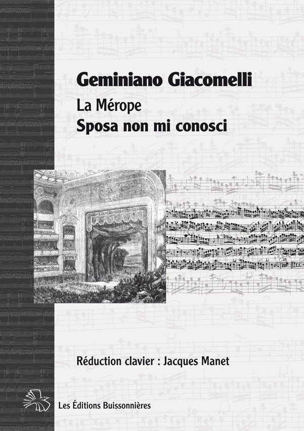 Giacomelli : Sposa non mi conosci (La Merope) Giacomelli : Sposa non mi conosci (La Merope)