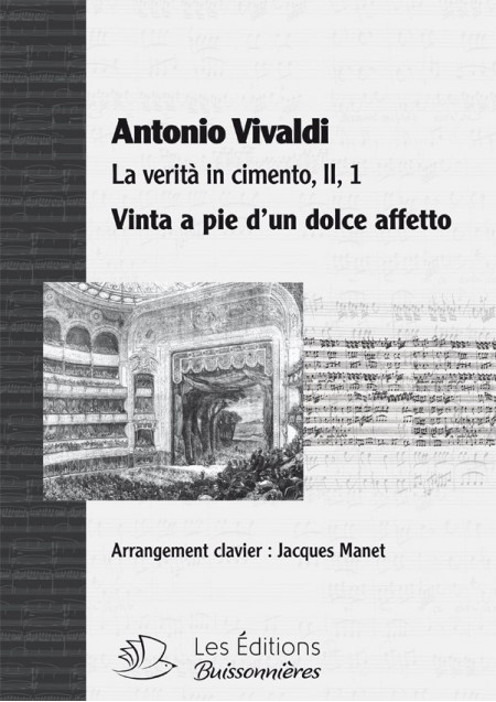 Vivaldi : Vinta a pie (La verità in cimento), chant et clavier