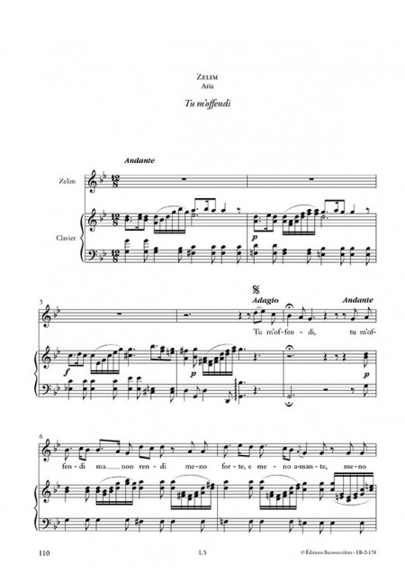 Tu m'offendi, Vivaldi (La verita in cimento RV 739), chant et clavier (piano)