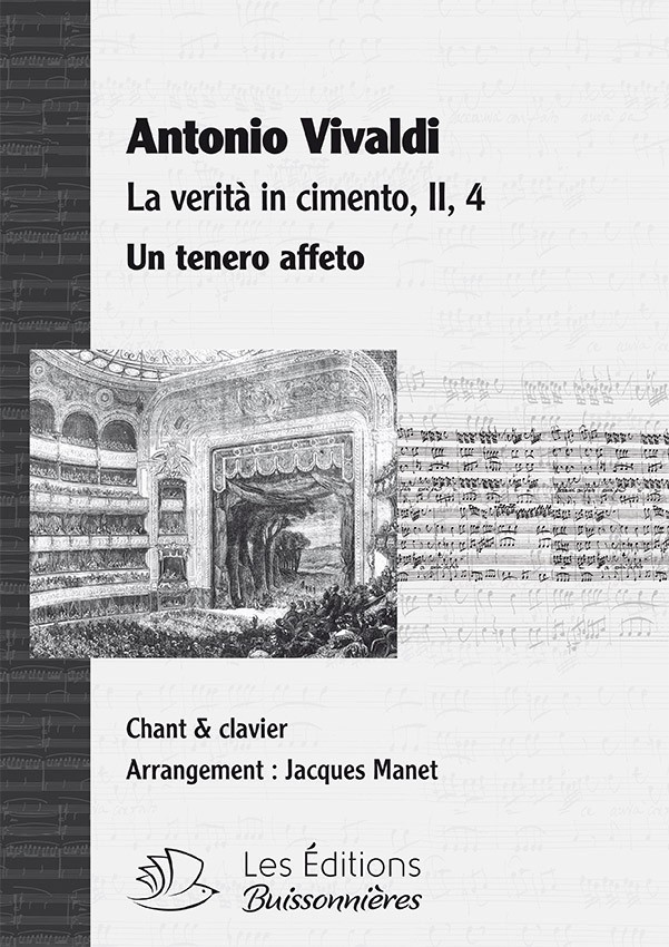 Un tenero affeto, Vivaldi (La verita in cimento, RV 739), chant et clavier (piano) Un tenero affeto, Vivaldi (La verita in cimento, RV 739), chant et clavier (piano)