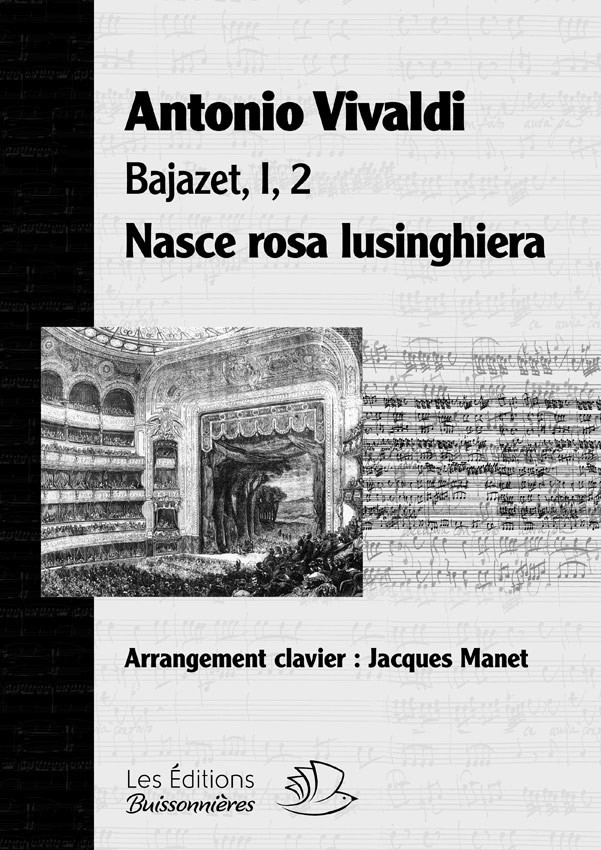 Nasce rosa, Vivaldi (Bajazet), chant et clavier (piano)