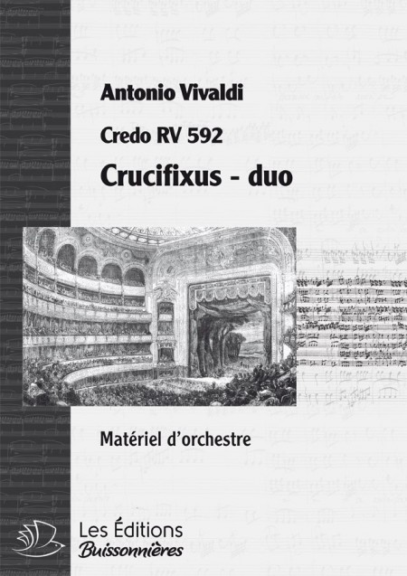 Vivaldi : DUO Crucifixus (Credo RV 592) réduction piano