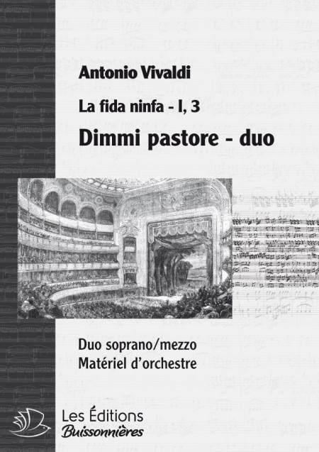 Vivaldi : DUO Dimmi pastore (Vivaldi, La fida ninfa) Matériel d'orchestre