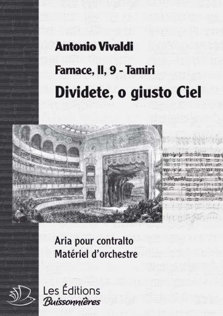 Vivaldi : dividete, o giusto Ciel, chant et orchestre