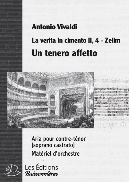 Un tenero affeto, Vivaldi (La verita in cimento, RV 739), chant et orchestre