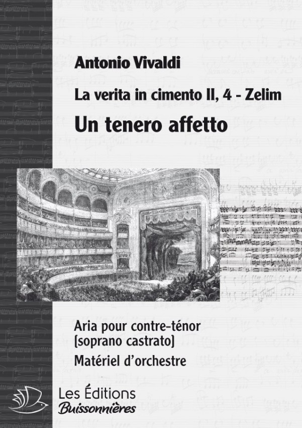 Un tenero affeto, Vivaldi (La verita in cimento, RV 739), chant et orchestre