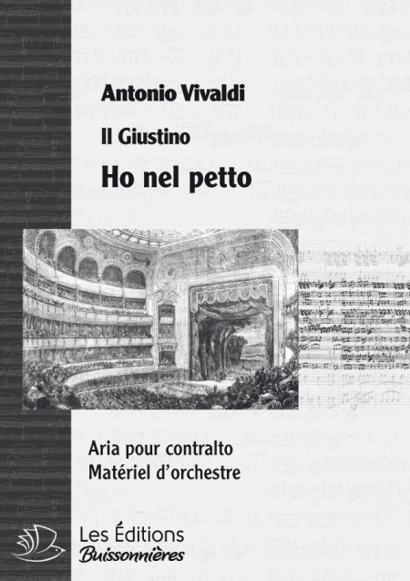 Vivaldi : Ho nel petto un cor si forte (Giustino), chant et orchestre