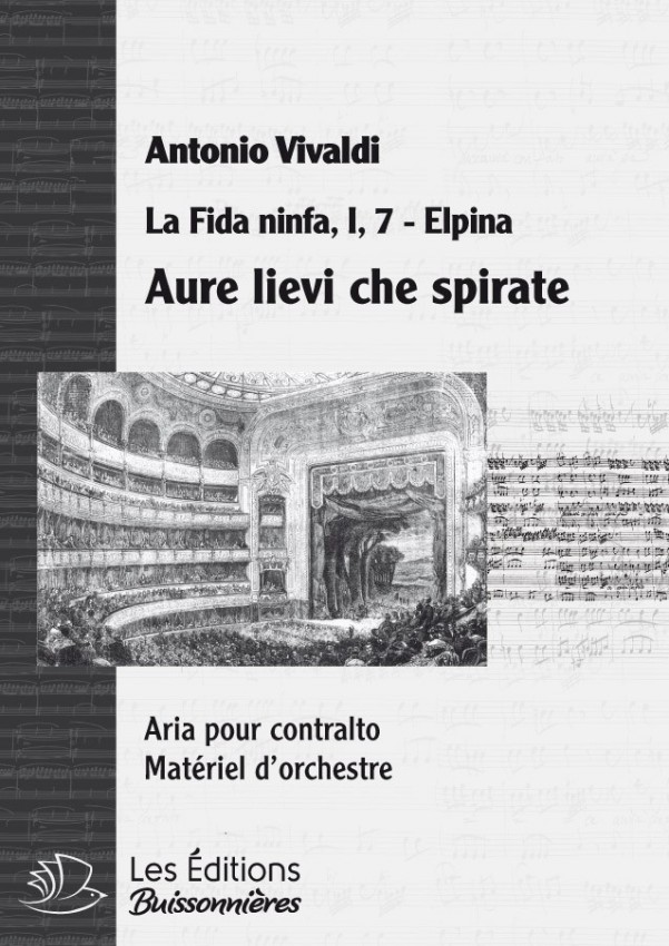 Vivaldi : Aure lievi, che spirate (La fida ninfa), chant et orchestre