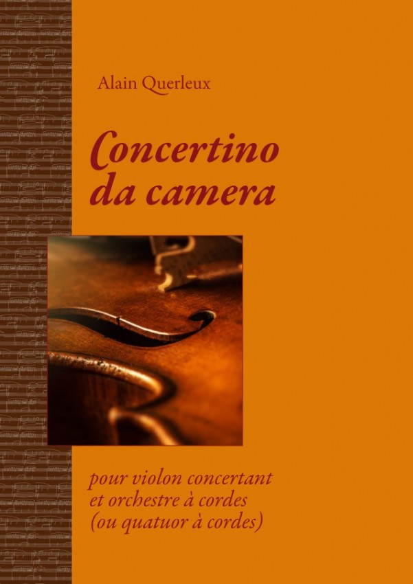 Concertino, Alain Querleux, pour violon et orchestre