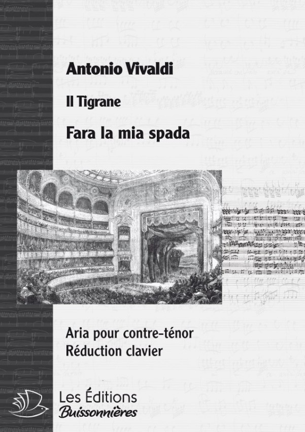 Vivaldi : Fara la mia spada, Réduction clavier
