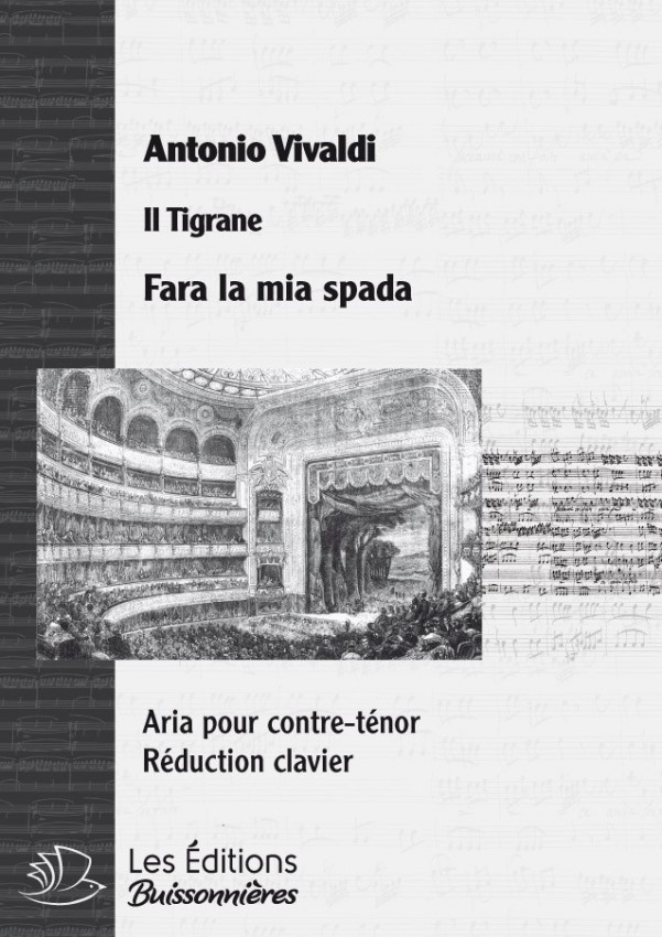 Vivaldi : Fara la mia spada, Réduction clavier Vivaldi : Fara la mia spada, Réduction clavier