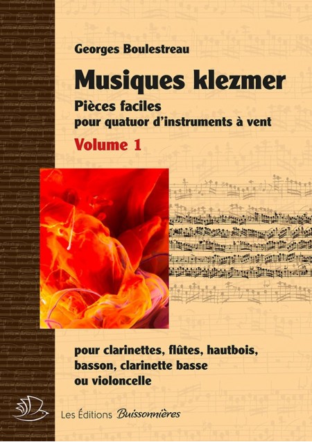 Musiques klezmer pour quatuor d'instruments à vent (volume 1)