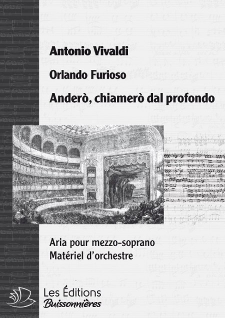 Vivaldi : Andero, chiamero (Orlando furioso), conducteur & matériel d'orchestre
