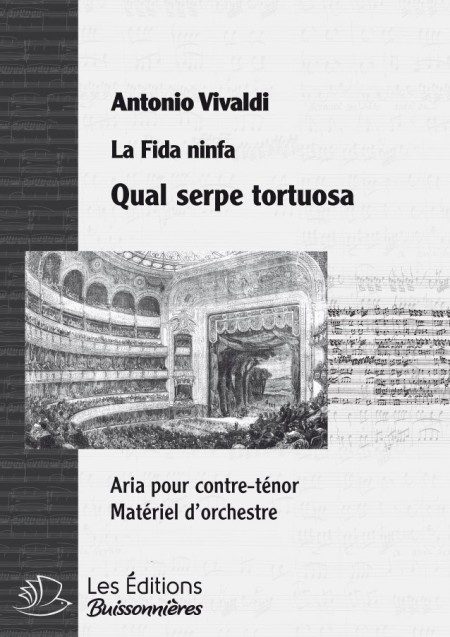 Vivaldi : Qual serpe tortuosa (La Vertià in cimento), conducteur & matériel d'orchestre