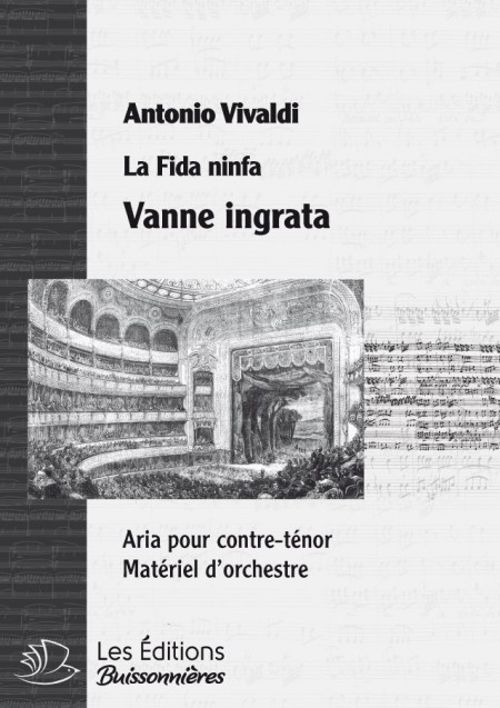 Vivaldi : Vanne ingrata (La Fida Ninfa), conducteur & matériel d'orchestre