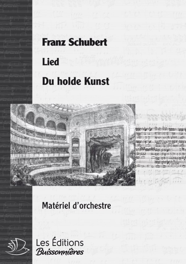 SCHUBERT : Du holde Kunst, LIED