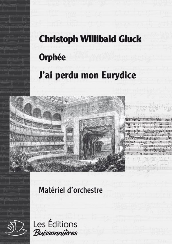 GLUCK : J'ai perdu mon Eurydice (Ophée) GLUCK : J'ai perdu mon Eurydice (Ophée)