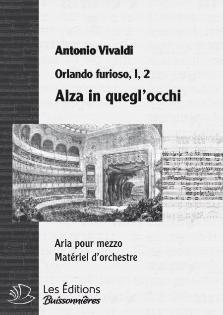 Vivaldi : Alza in quegl'occhi (Orlando furioso), chant et orchestre