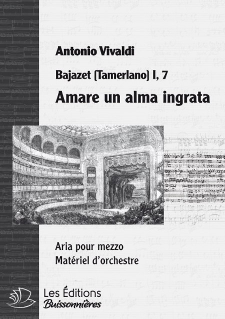 Vivaldi : Amare un cor ingrata (Semiramide), chant et orchestre