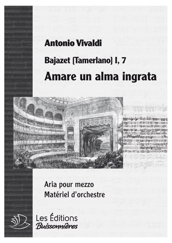 Vivaldi : Amare un cor ingrata (Semiramide), chant et orchestre