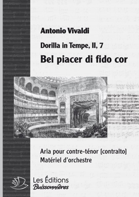 Händel : Bel piacer di fido cor (Dorilla in Tempe), chant et orchestre