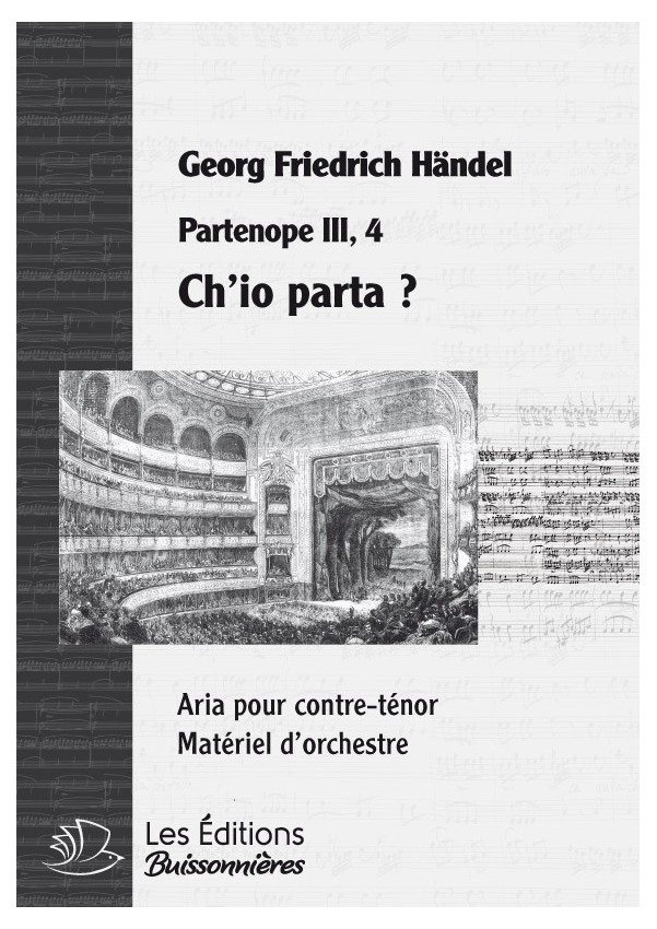Vivaldi : Ch'io parta (Partenope), chant & orchestre