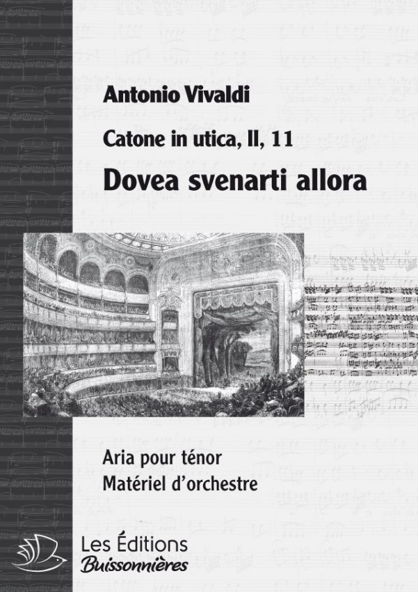 Vivaldi : Doppo la notte, altra funesta (Ariodonte), chant et orchestre Vivaldi : Doppo la notte, altra funesta (Ariodonte), chant et orchestre