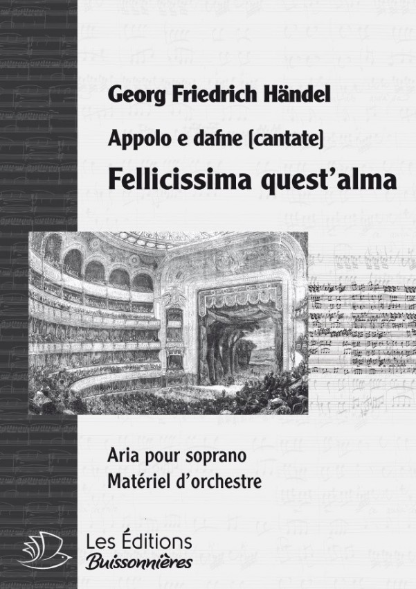 Händel : Felicissima quest'alma (Apolo e Dafne Händel : Felicissima quest'alma (Apolo e Dafne