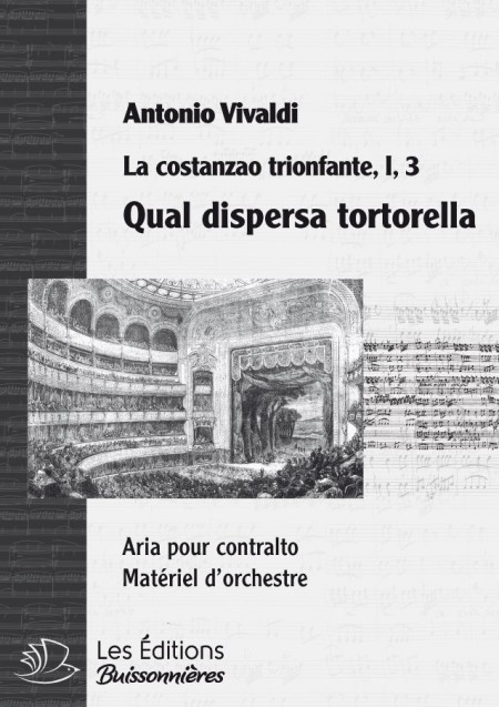 Vivaldi : Qual dispersa tortorella (La Costanza trionfante), chant et orchestre
