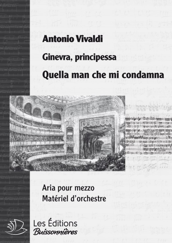 Vivaldi : Quella man che mi condamna, chant et orchestre