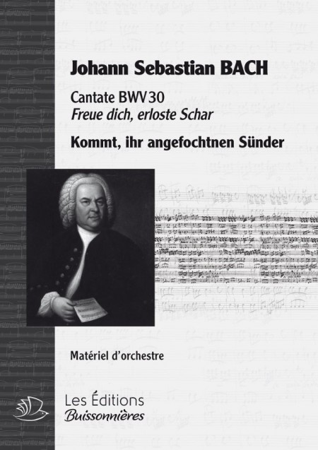 BACH : Komm ihr angefochten Sünder, chant & orchestre