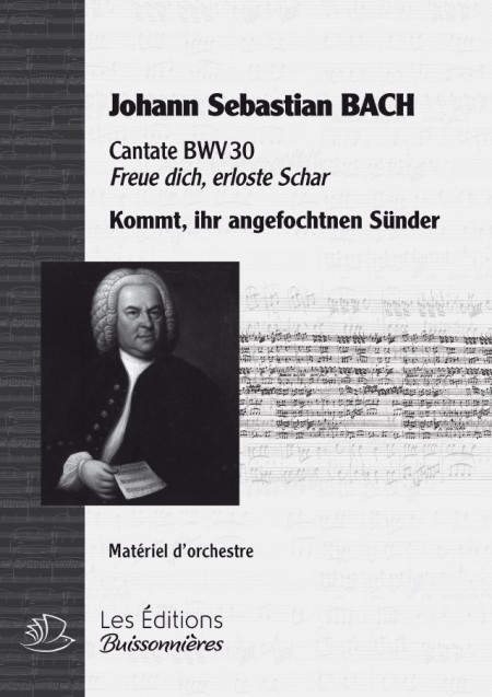 Editions　Kommt,　ihr　Sünder　buissonnieres　angefochten　BACH　orchestre　(BWV30),　chant　Scop　Les