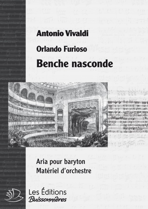 Vivaldi : Benche nasconde (Orlando furioso), chant & orchestre Vivaldi : Benche nasconde (Orlando furioso), chant & orchestre