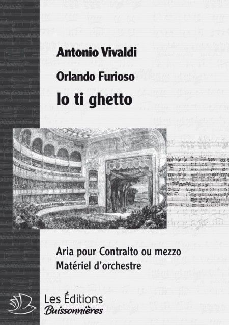Vivaldi :  Io ti ghetto (Orlando finto pazzo), chant & orchestre