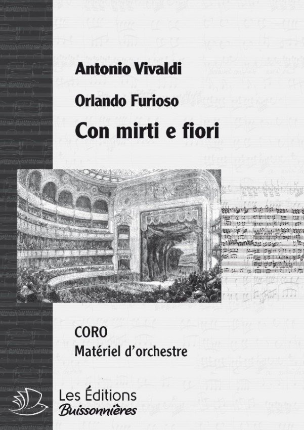 Vivaldi : Con mirti e fiori - CORO (Orlando furioso), chant & orchestre