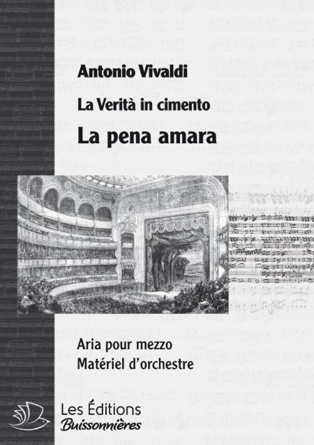 Vivaldi : La pena amara (La Verità in cimento) chant & orchestre