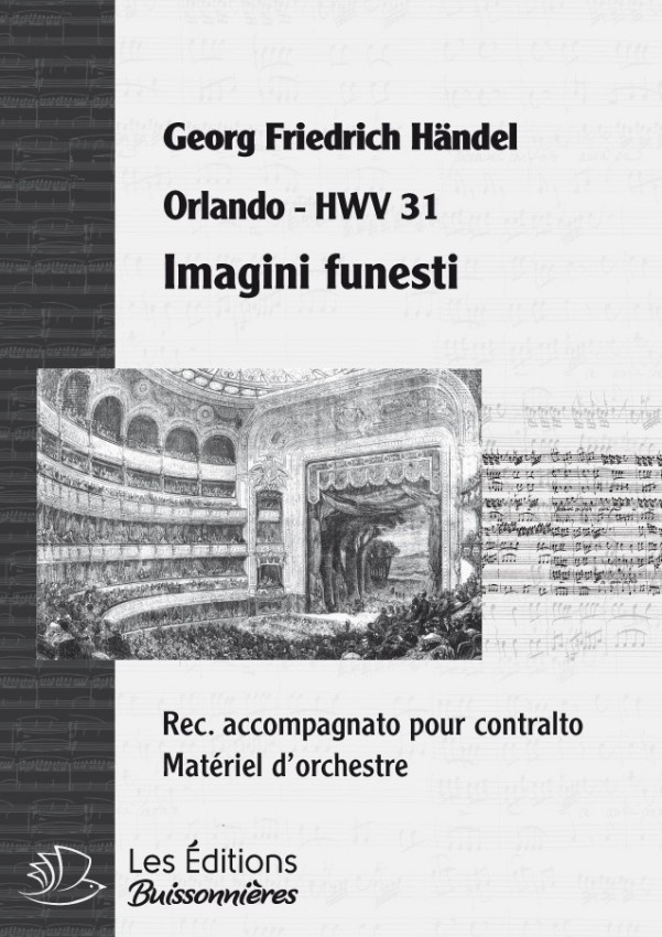 Handel : Imagini funesti  (Orlando), chant et orchestre