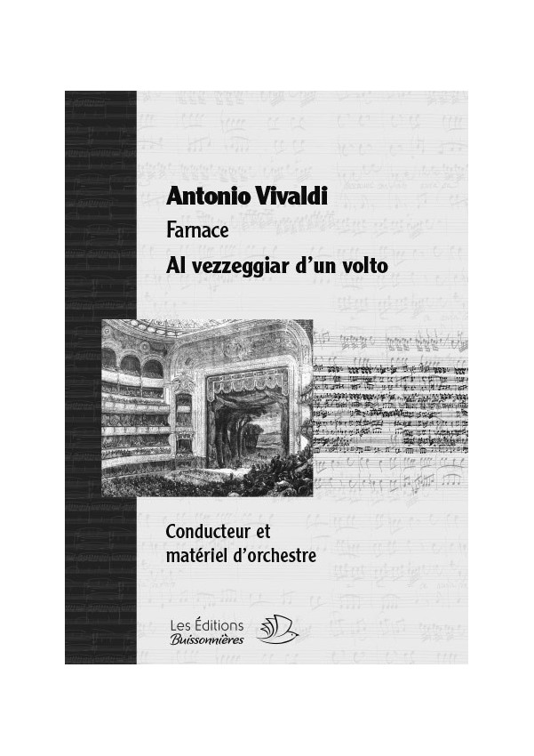 Vivaldi : Al vezzeggiar d'un volto, chant et orchestre Vivaldi : Al vezzeggiar d'un volto, chant et orchestre