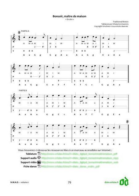 Nouvelle méthode d'accordéon Diatonique - ORLUDIATO