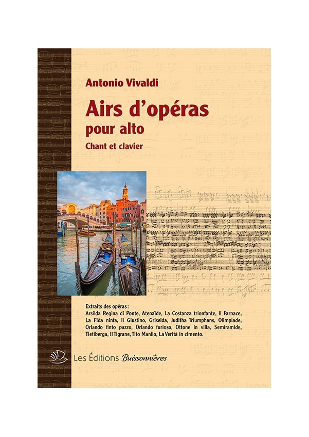 Vivaldi : Airs d'opéra pour alto Vivaldi : Airs d'opéra pour alto