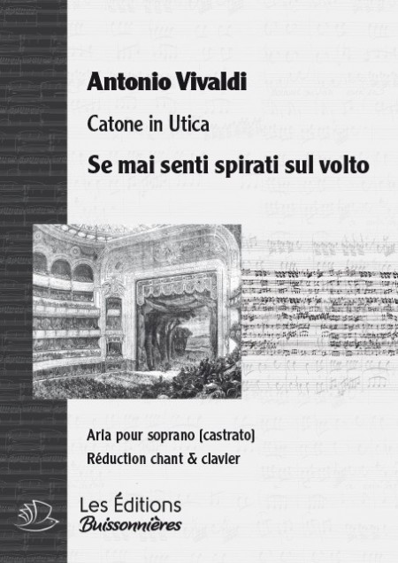 Vivaldi : Se mai senti sul volto (Catone in Utica), chant et piano