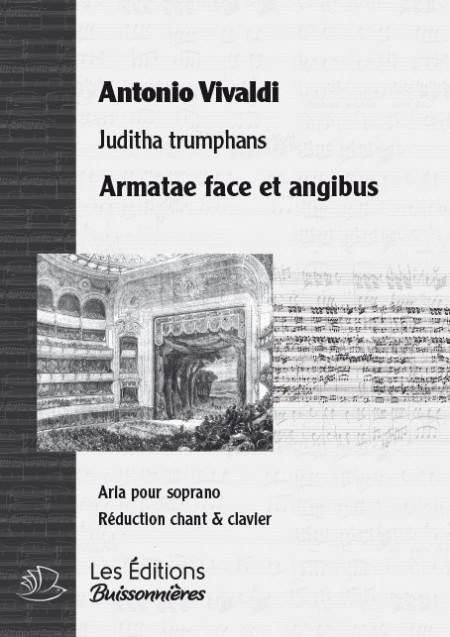 Vivaldi : Armatae face et angibus (Juditha trionfans), chant et CLAVIER